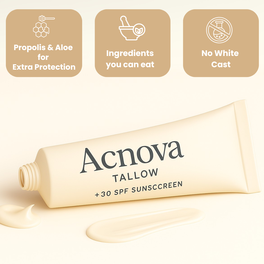Acnova Grass Fed Tallow Sunscreen