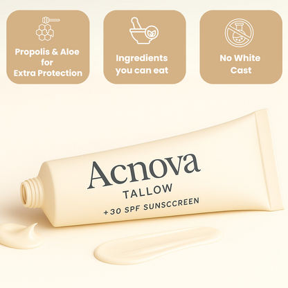 Acnova Grass Fed Tallow Sunscreen